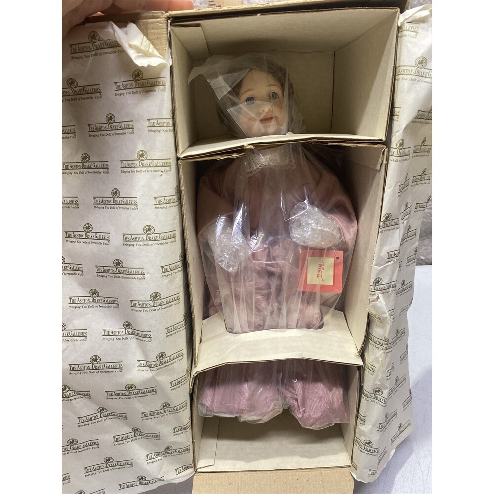 THE ASHTON-DRAKE GALLERIES "MEG" DOLL PORCELAIN ORIGINAL LITTLE WOMEN Brand New